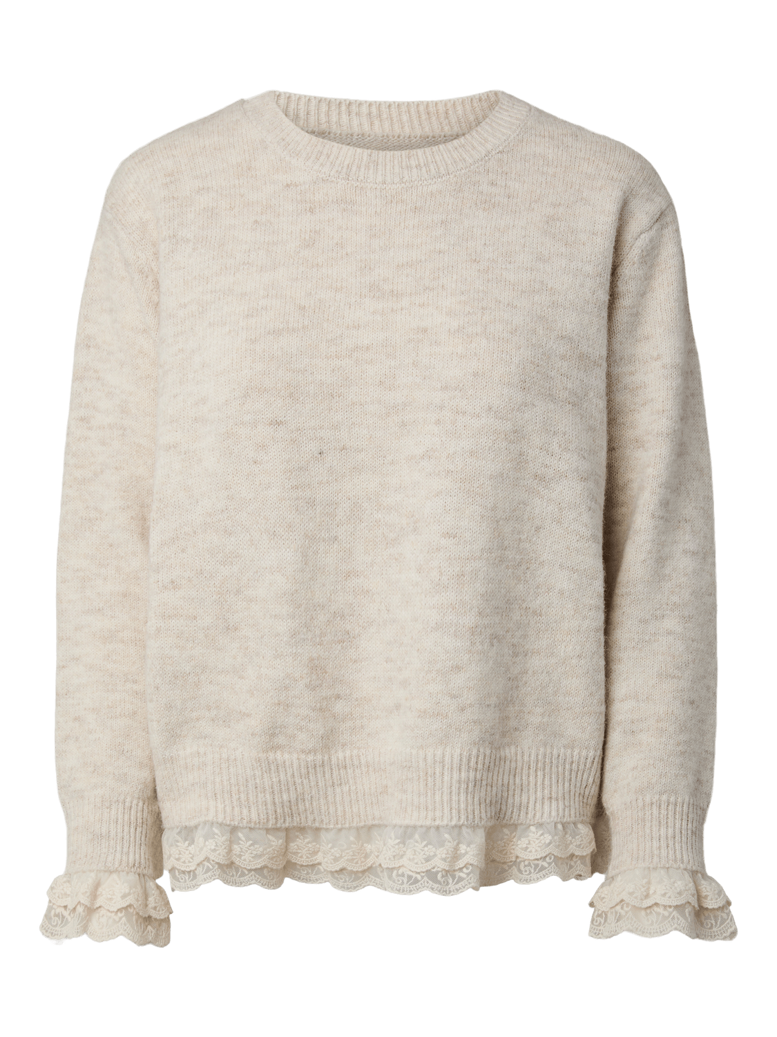 PCVAKA Pullover - Whitecap Gray - VERO MODA & VILA Bergvik